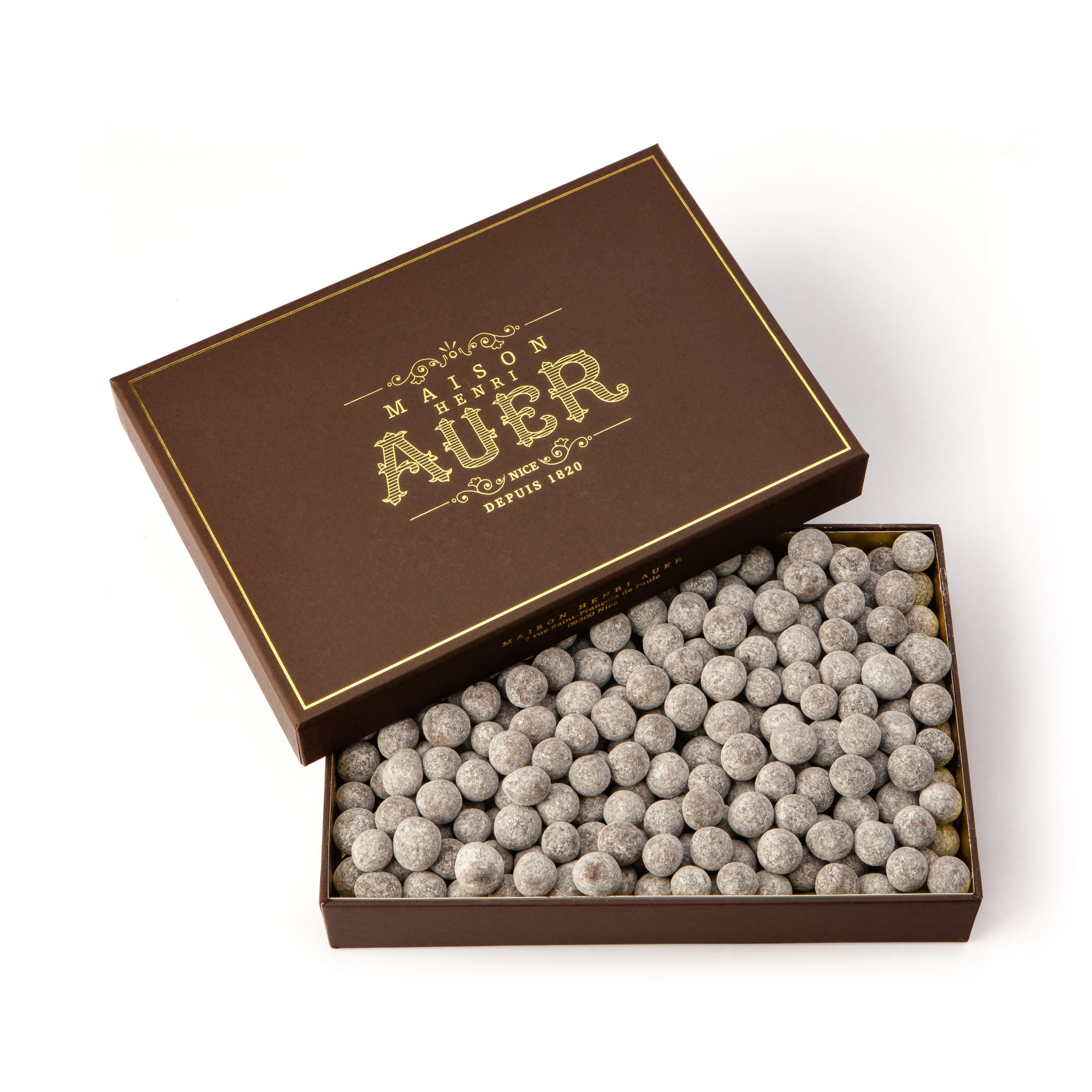 Coffret noisettes cacaotées 1kg - Noir