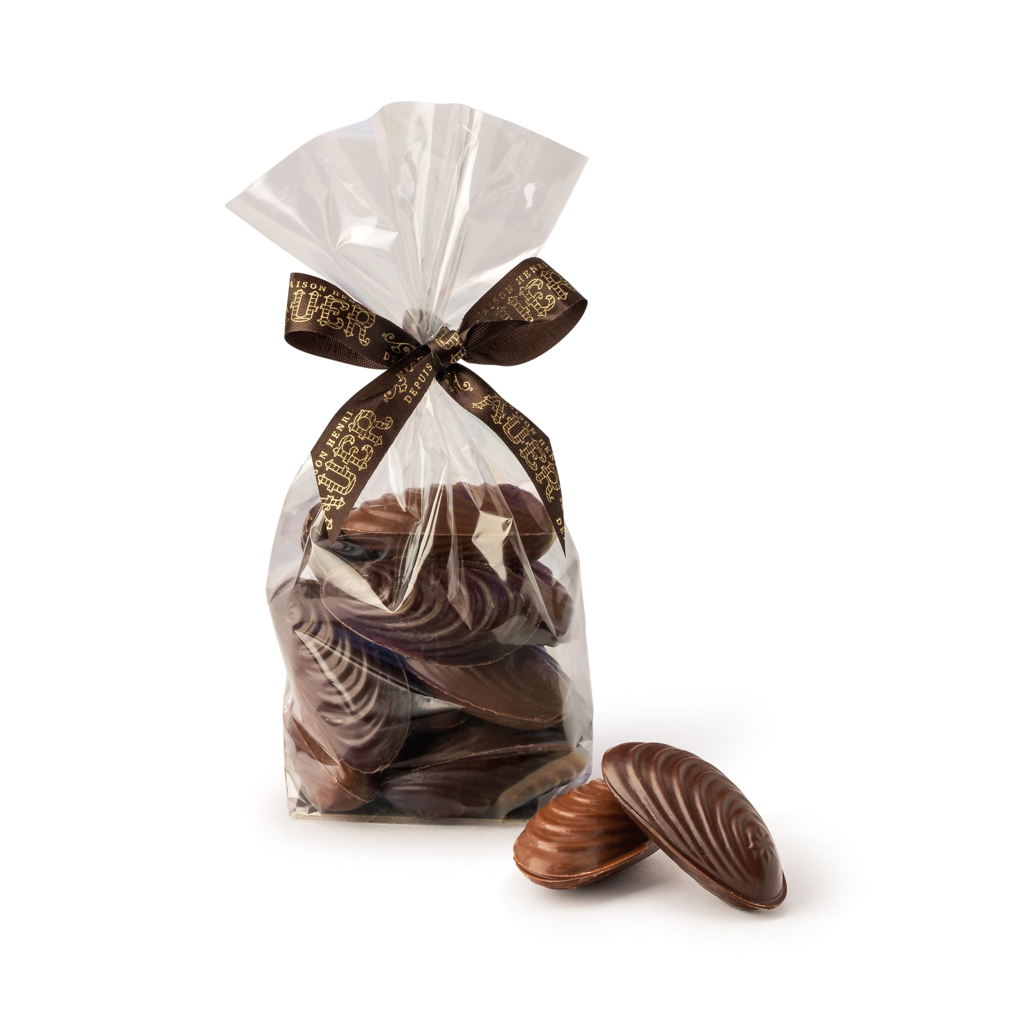 Sachet moules au praliné assorties