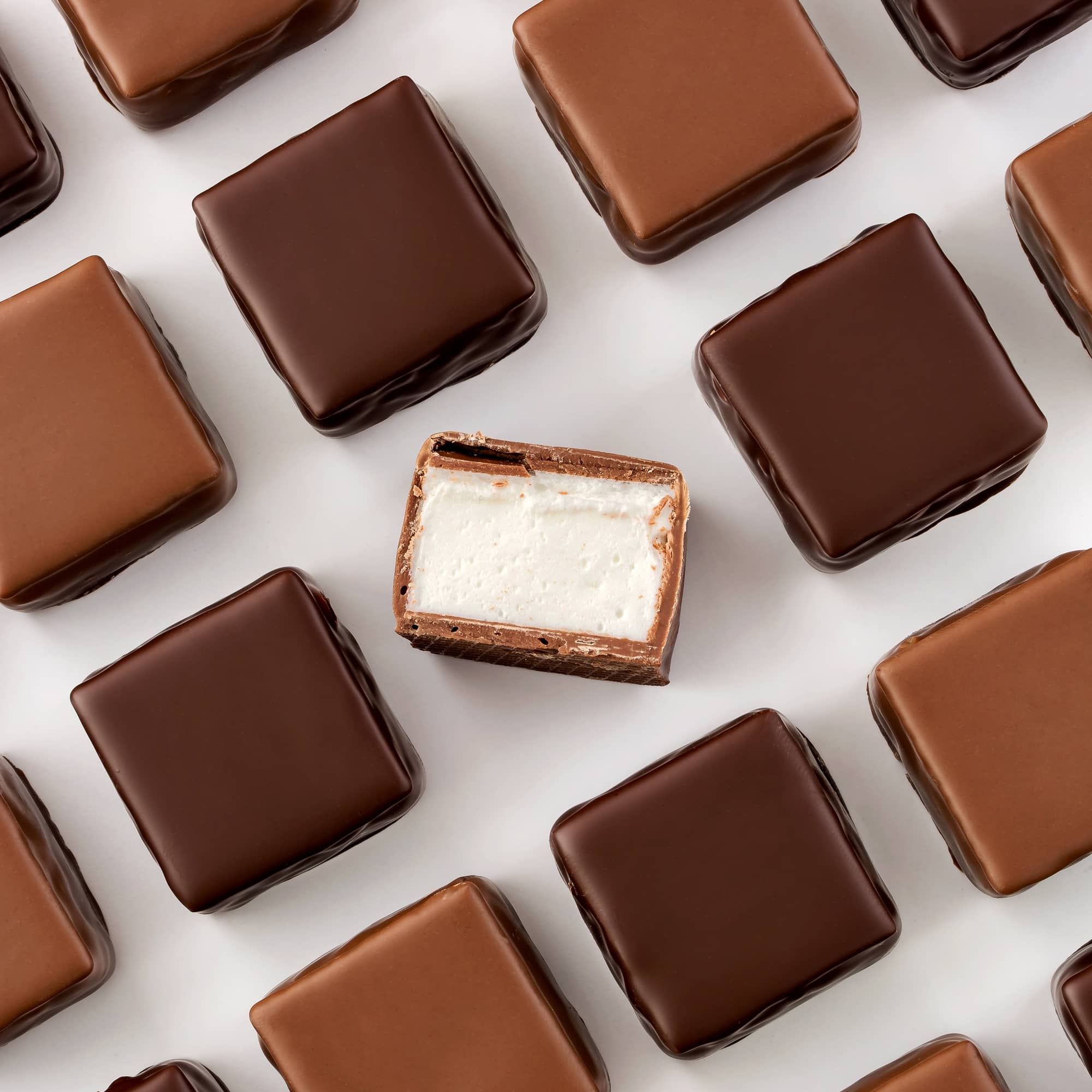 Our chocolate-covered marshmallows