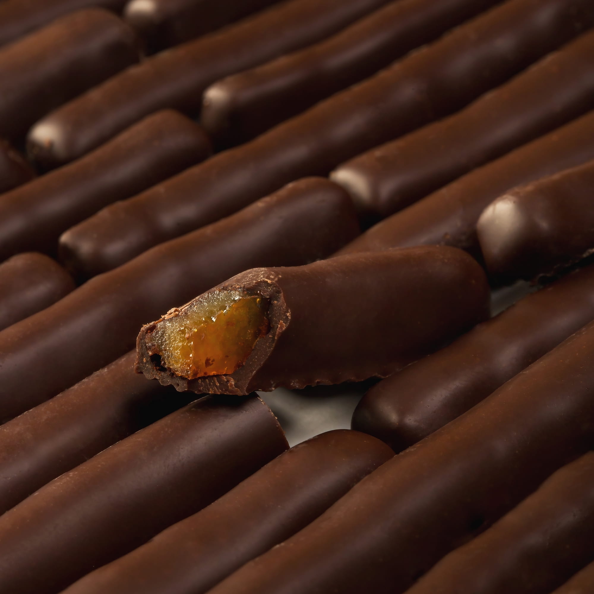 Orangettes au chocolat