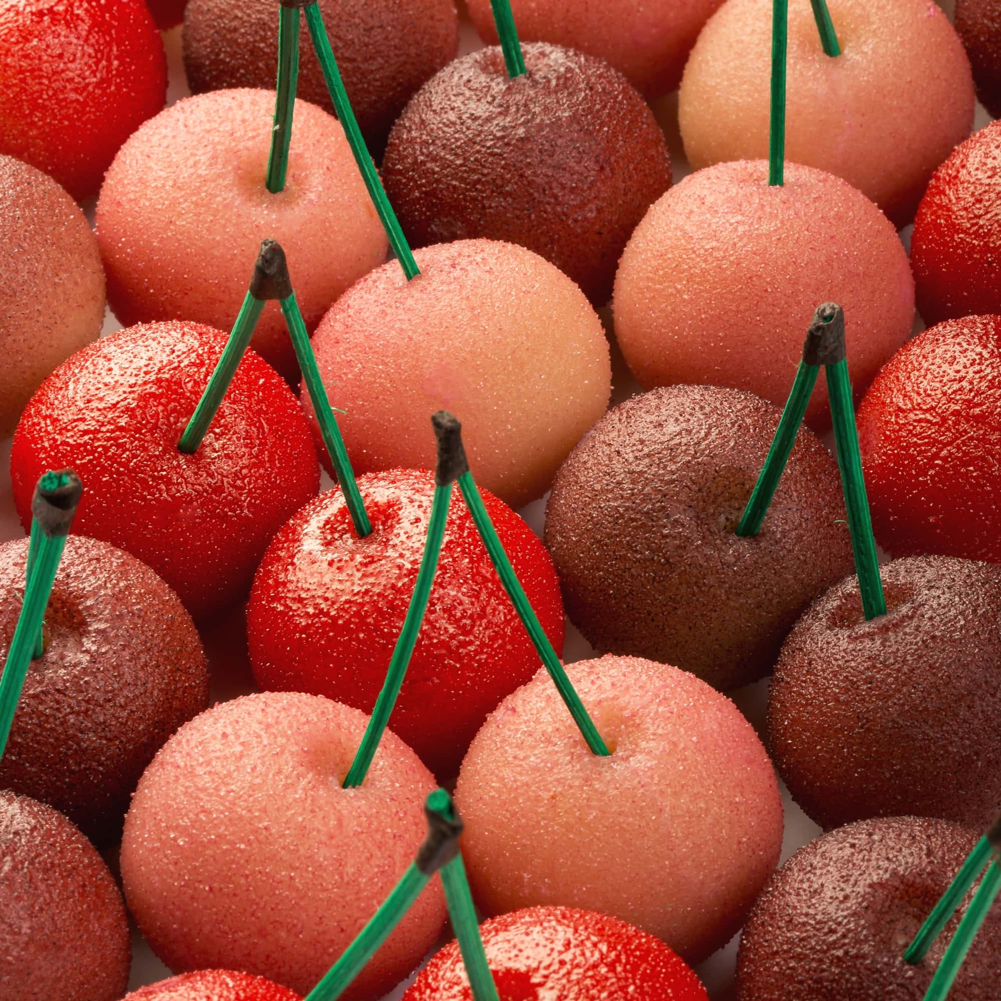 Tartelette cerises en pâte d'amande