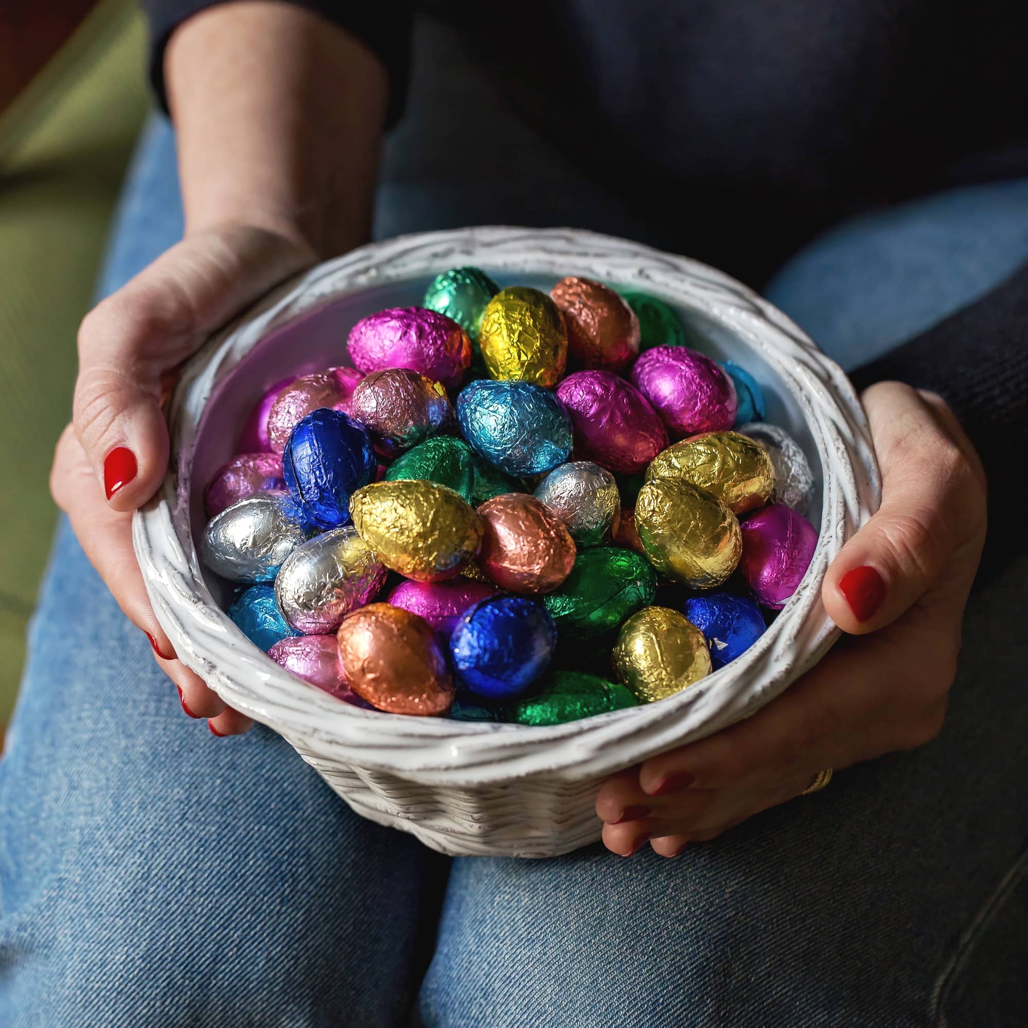 Sachet d'oeufs pralinés papillotés - 300 g