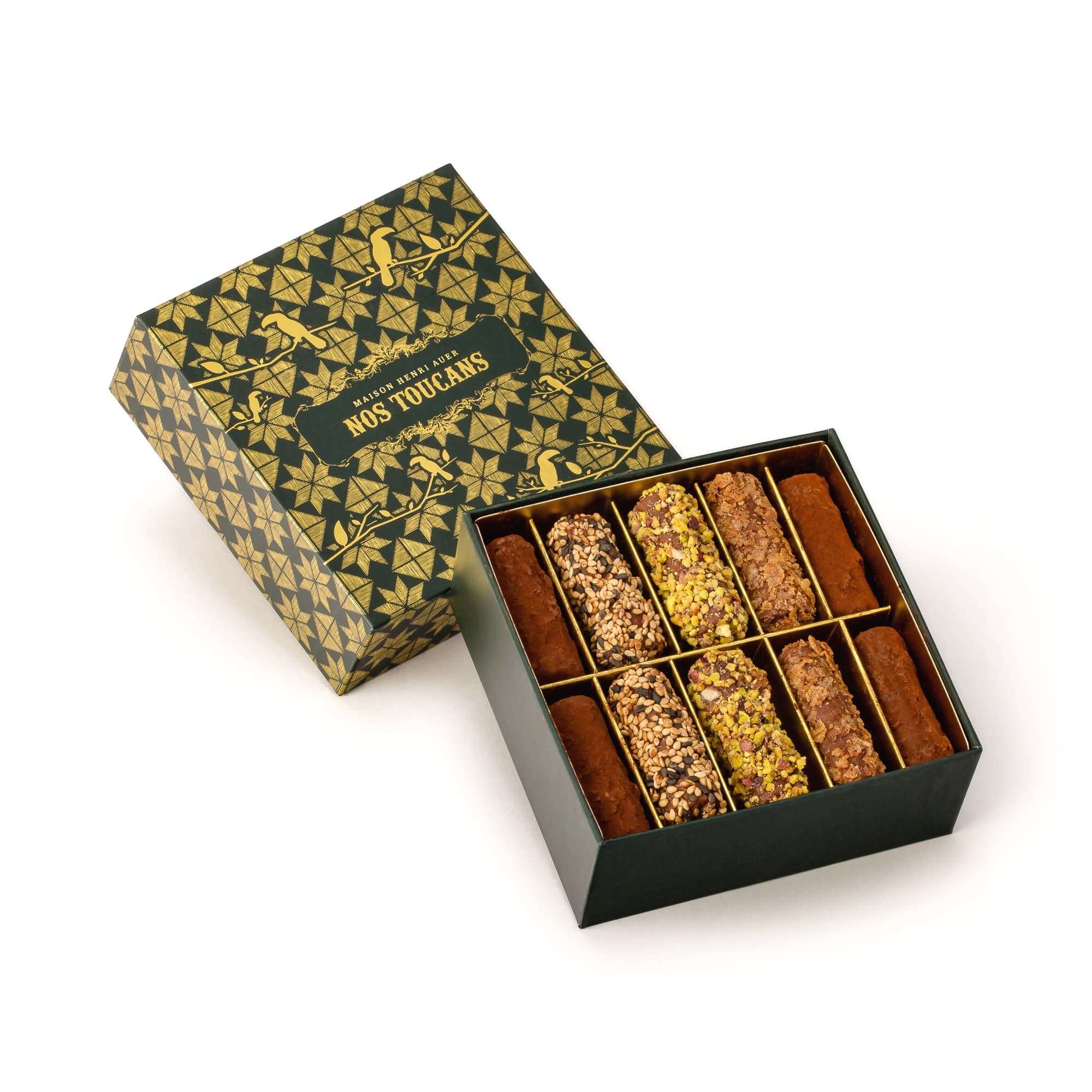 Coffret de toucans assortis