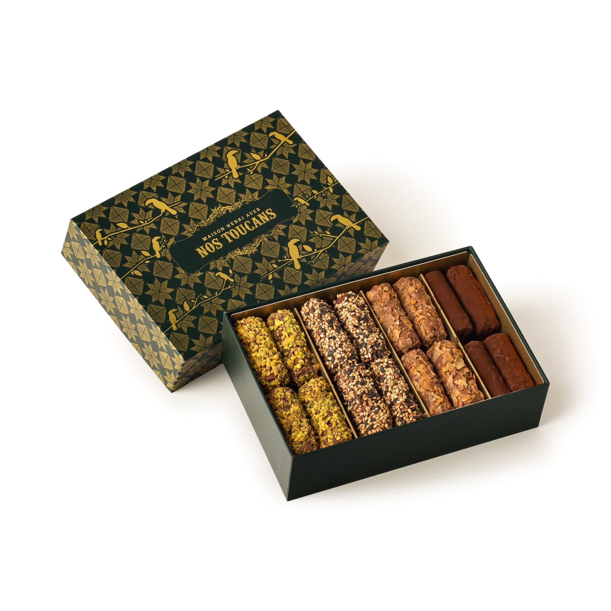 Coffret de toucans assortis