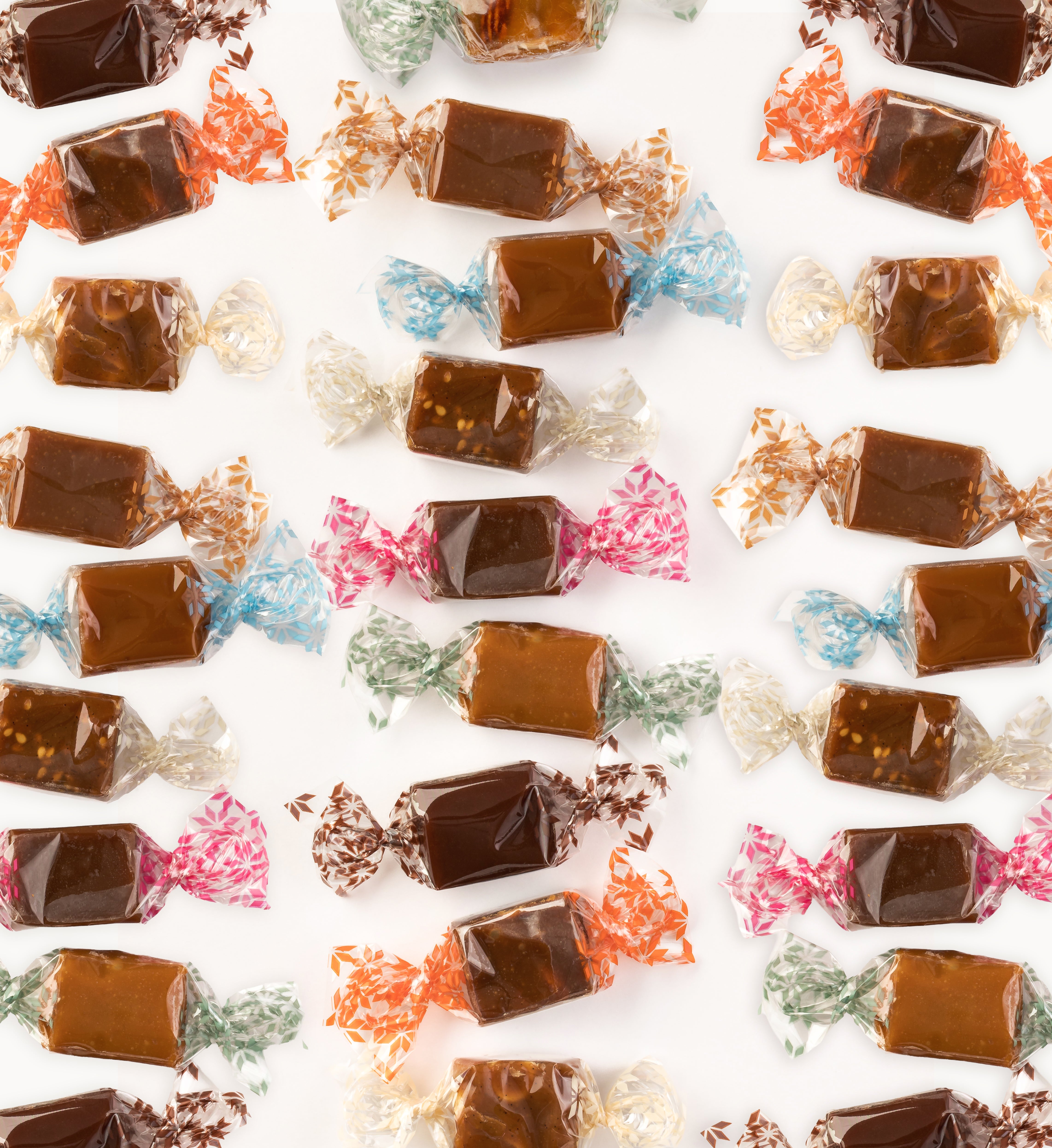 Sachet caramels assortis 130g