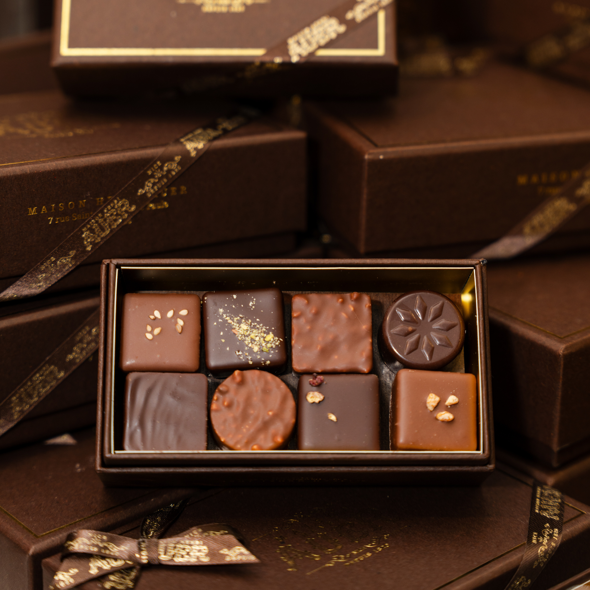 Coffret de chocolats assortis 130g