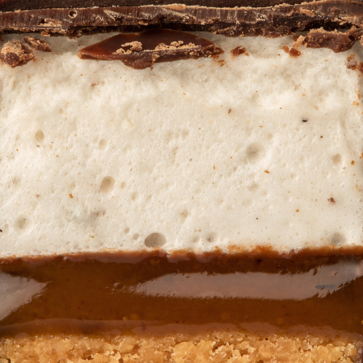 Our marshmallows coated with chocolate
